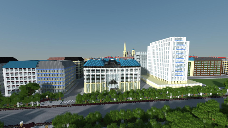Illustration for article titled Fans Are Making A 1:1 Scale Minecraft Version of Vienna